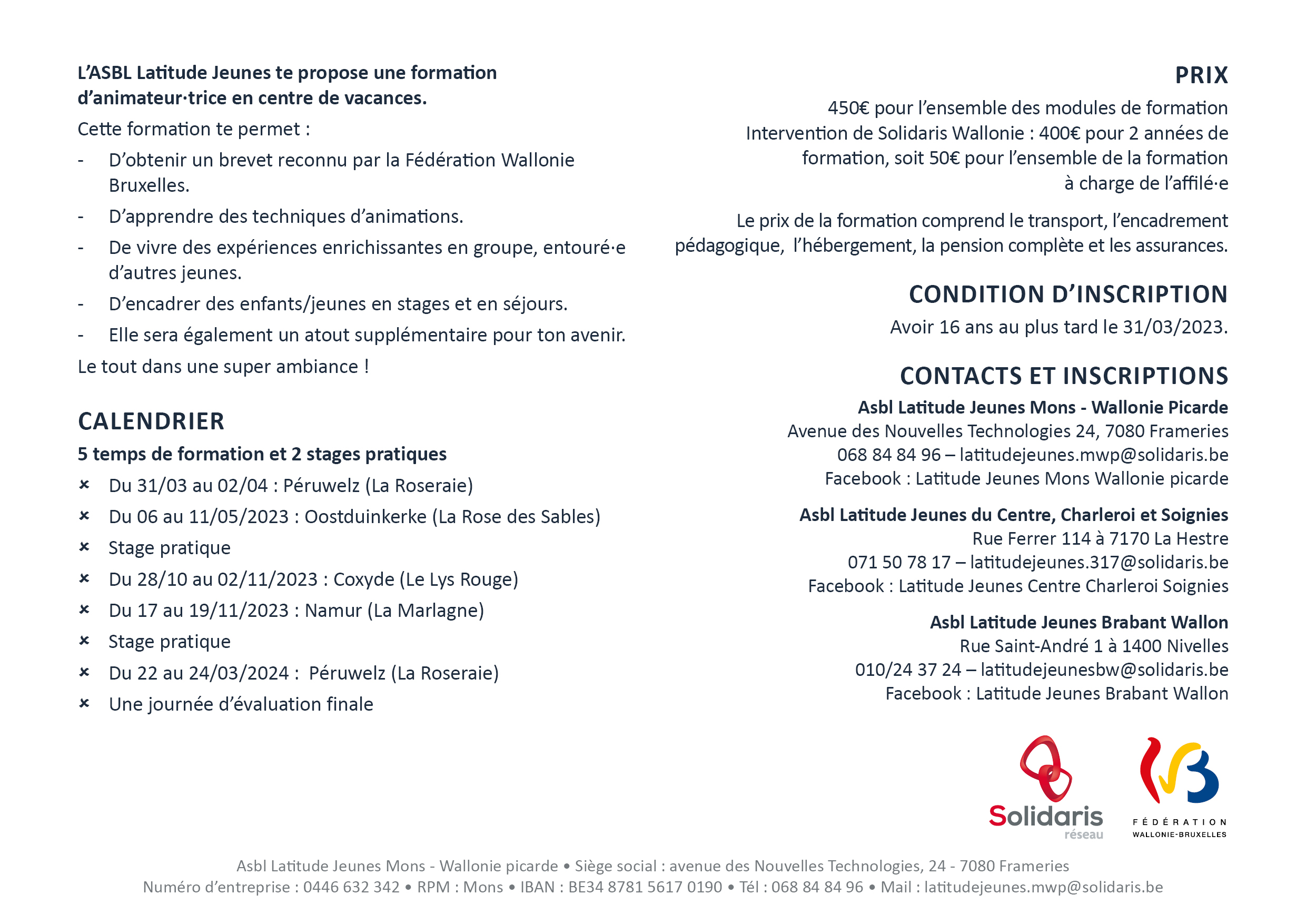 Formation animateur - 2023-2